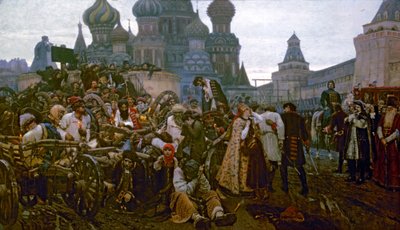 Morgen der Hinrichtung der Streltsy von Vasilij Ivanovic Surikov